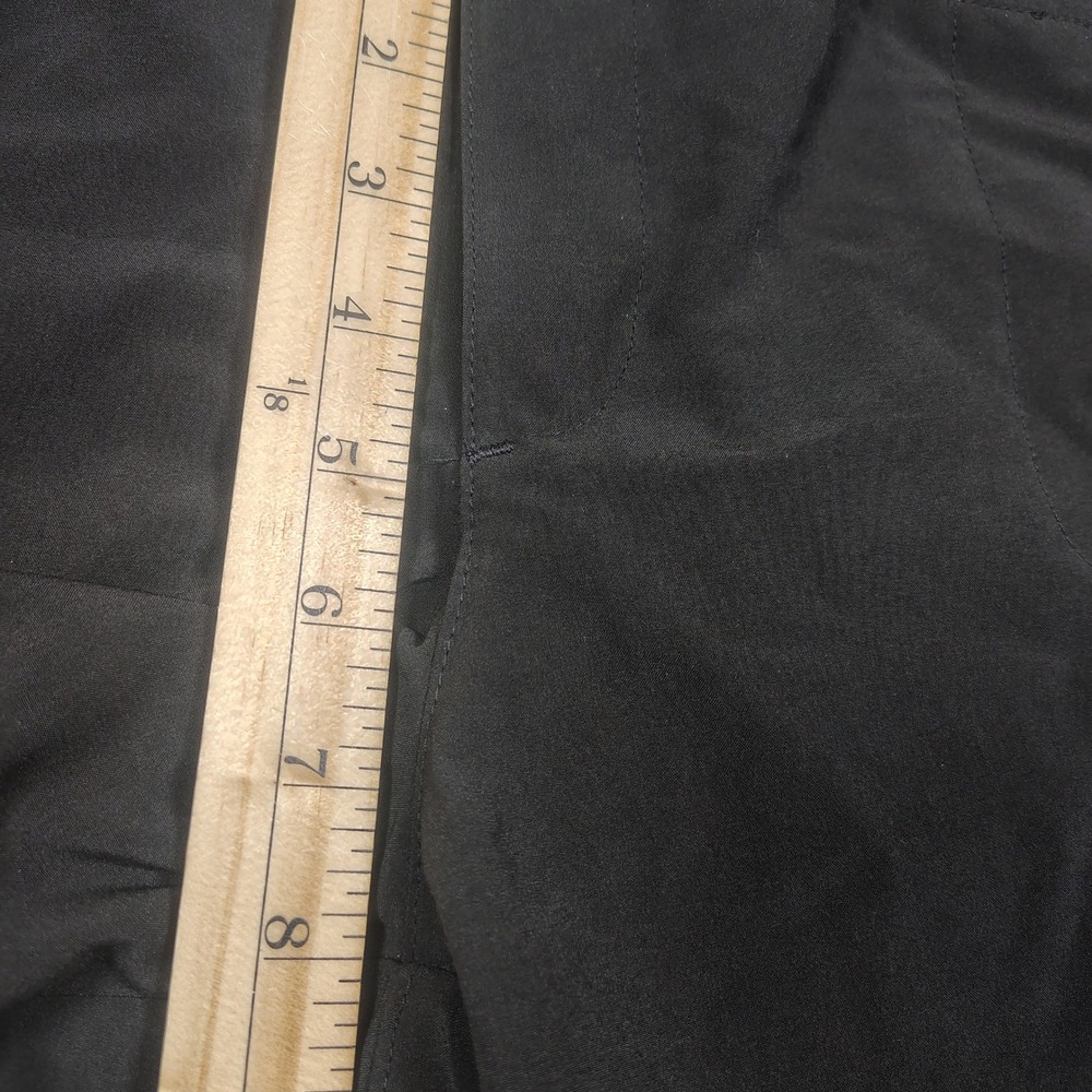 Lee Active Performance Shorts Womens 10 Black Stretch Solid Polyester Blend - Picture 7 of 10